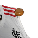 Camisa Regata Flamengo II 24/25 - Torcedor Adidas Masculina - Branca com detalhes em vermelho