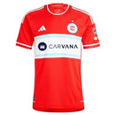 Camisa Chicago FC I 24/25 - Torcedor Adidas Masculina - Vermelha com detalhes em branco