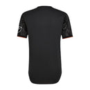 Camisa Houston Dynamo II 23/24 - Torcedor Adidas Masculina - Preta com detalhes em cinza e laranja
