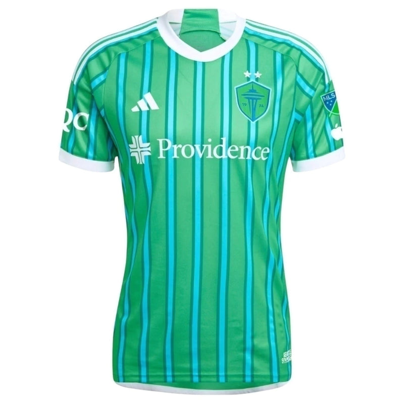 Camisa Seattle Sounders I 25/26 - Torcedor Adidas Masculina - Verde com detalhes em branco