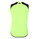 Camisa regata Vasco da Gama Treino 24/25 - Torcedor Kappa Masculina - Amarela fluorescente com detalhes em preto