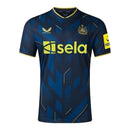 Camisa Newcastle III 23/24 - Torcedor Castore Masculina - Azul com detalhes em amarelo