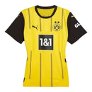Camisa Borussia Dortmund I 24/25 - Torcedor Puma Feminina - Amarela e preta