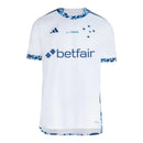 Camisa Cruzeiro II 24/25 - Torcedor Adidas Masculina - Branca com detalhes em azul