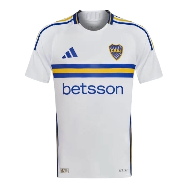 Camisa Boca Juniors II 24/25 - Torcedor Adidas Masculina - Branca com detalhes em amarelo e azul