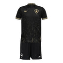 Kit Infantil Botafogo II 24/25 - Reebok - Preto com detalhes em dourado