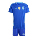 Kit Infantil Seleção Argentina II 24/25 - Adidas - Azul