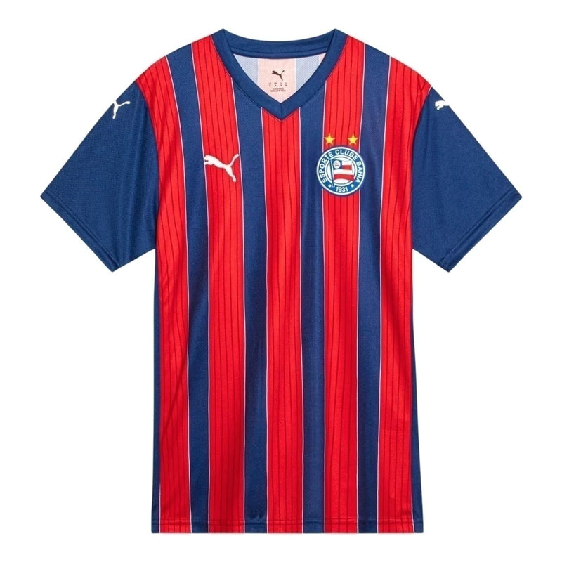 Camisa Bahia II 25/26 - Torcedor Puma Masculina - Azul e vermelha