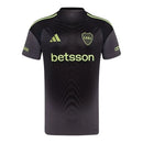 Camisa Boca Juniors Goleiro 25/26 - Torcedor Adidas Masculina - Preta com detalhes em cinza e verde