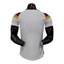 Camisa Seleção Alemanha I 26/27 - Jogador Adidas Masculina - Branca com detalhes em amarelo e vermelho