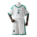 Kit Infantil Seleção Argélia I 26/27 - Adidas - Branco e verde
