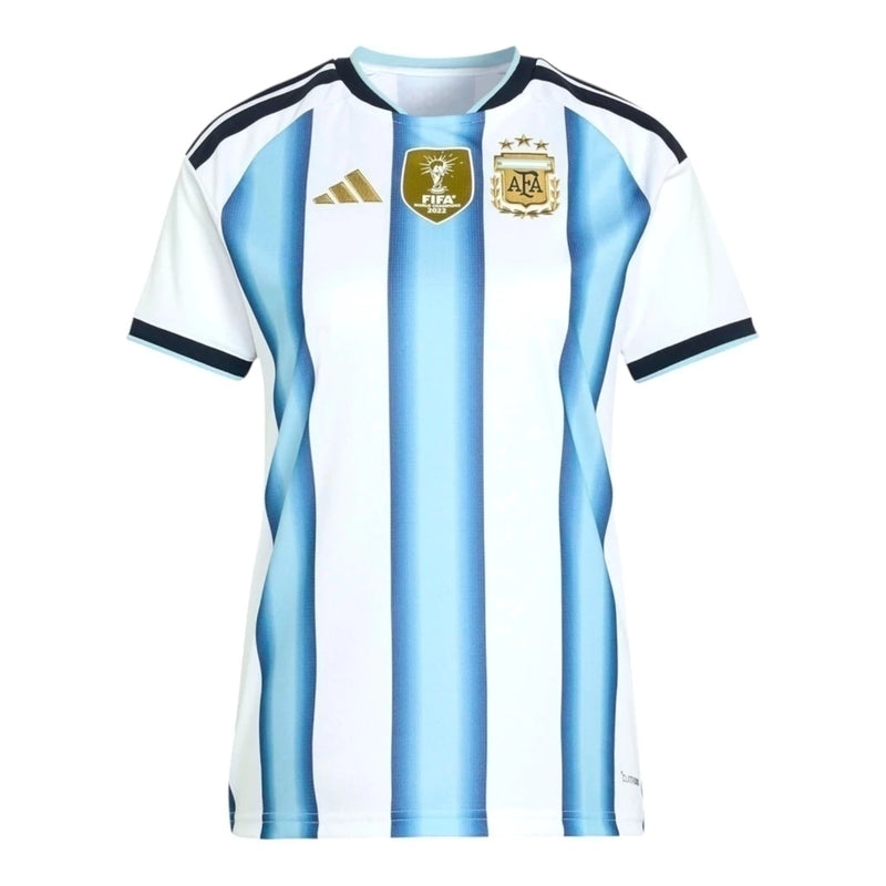 Camisa Seleção Argentina I 26/27 - Torcedor Adidas Feminina - Branca e azul