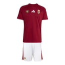 Kit Infantil Seleção Hungria I 26/27- Adidas - Bordô e branco