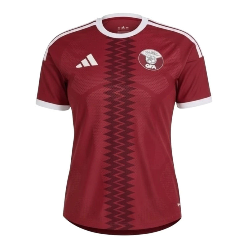 Camisa Seleção Catar I 26/27 - Torcedor Adidas Feminina - Bordô