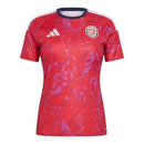 Camisa Seleção Costa Rica I 26/27 - Torcedor Adidas Feminina - Vermelha com detalhes em azul
