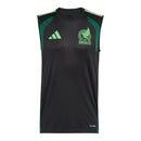 Camisa regata Seleção México Treino 26/27 - Torcedor Adidas Masculina - Preta e verde