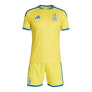 Kit Infantil Seleção Ucrânia I 26/27 - Adidas - Amarelo e azul