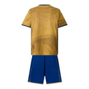 Kit Infantil Seleção Tunísia III 26/27 - Kappa - Dourado e azul