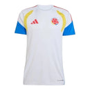 Camisa Seleção Colômbia Treino 26/27 - Torcedor Adidas Feminina - Branca com detalhes em azul e amarelo