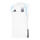 Camisa regata Seleção Argentina Treino 26/27 - Torcedor Adidas Masculina - Branca e azul