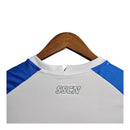 Camisa Napoli Edição Champions 23/24 - Torcedor EA7 Masculina - Branca com detalhes em azul