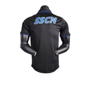 Camisa Napoli Treino 23/24 polo - Jogador EA7 Masculina - Preta