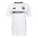 Camisa Colo Colo do Chile I 25/26 - Torcedor Adidas Masculina - Branca com detalhes em preto