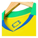 Camisa Seleção Brasileira I 25/26 - Torcedor Nike Masculina - Amarela com detalhes em verde