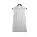 Camisa Regata Flamengo II 24/25 - Torcedor Adidas Masculina - Branca com detalhes em vermelho
