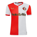 Camisa Feyenoord I 25/26 - Torcedor Castore Feminina - Branca e vermelha