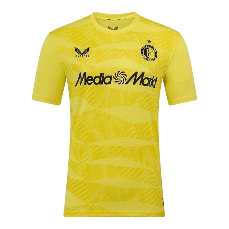 Camisa Feyenoord Goleiro 25/26 - Torcedor Castore Masculina - Amarela