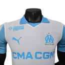 Camisa Olympique Marseille I 25/26 - Jogador Puma Masculina - Branca e azul