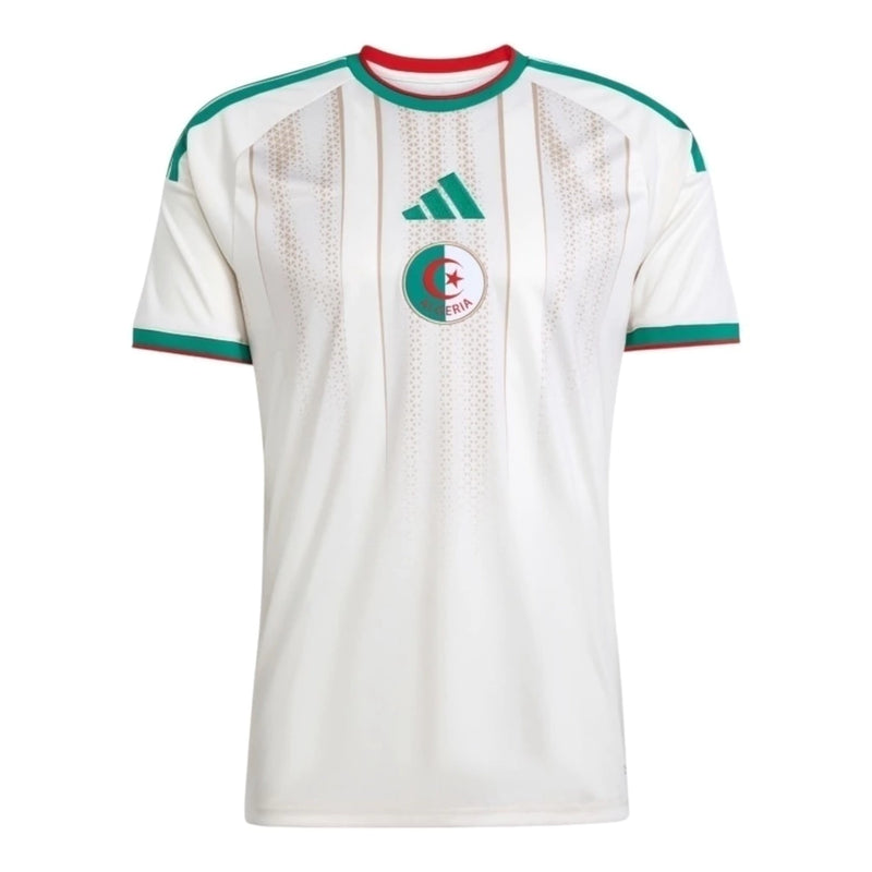 Camisa Seleção Argélia I 26/27 - Torcedor Adidas Masculina - Branca e verde