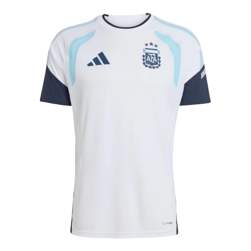 Camisa Seleção Argentina Treino 26/27 - Torcedor Adidas Masculina - Branca e azul