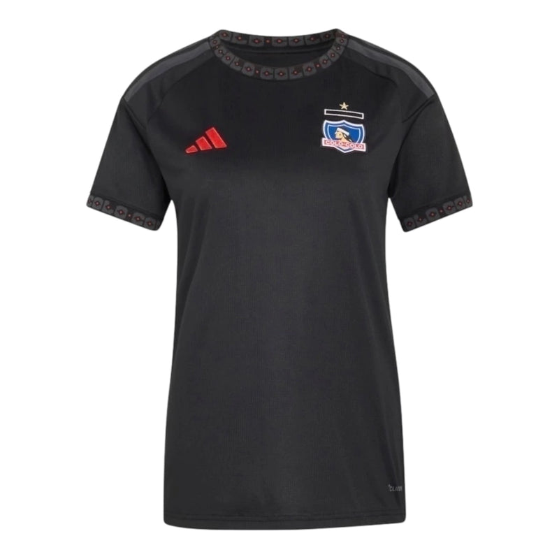 Camisa Colo Colo II 26/27 - Torcedor Adidas Feminina - Preta