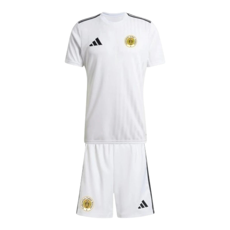 Kit Infantil Seleção Curaçao II 25/26 - Adidas - Branca com detalhes em preto