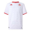 Camisa Seleção Tunísia II 26/27 - Torcedor Kappa Masculina - Branca com detalhes em vermelho