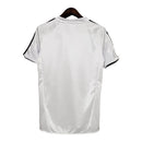 Camisa Retrô Real Madrid I 04/05 - Masculina Adidas - Branca com listras pretas