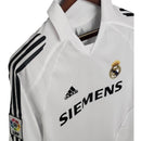 Camisa Retrô Real Madrid I 05/06 - Masculina Adidas - Branca com detalhes em preto