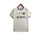 Camisa Napoli Edição especial 24/25 - Torcedor EA7 Masculina - Branca com detalhes em bege