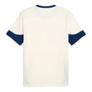 Camisa Seleção Portugal Treino 25/26 - Torcedor Puma Masculina - Branca com detalhes em azul