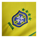 Kit Infantil Brasil Retrô 2002 - Nike - Amarelo com detalhes em verde