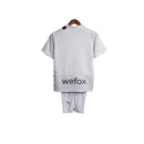 Kit Infantil AC Milan II 23/24 - Puma - Branco com detalhes em vermelho e preto