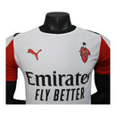 Camisa AC Milan II 25/26 - Jogador Puma Masculina - Branca com detalhes em vermelho e preto