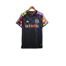 Camisa Japão Treino 24/25 - Torcedor Adidas Masculina - Preta com detalhes multicoloridas