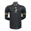 Camisa Seleção México I 25/26 - Jogador Adidas Masculina - Preta com detalhes em dourado