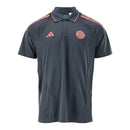 Camisa Polo Bayern de Munique Treino 25/26 - Torcedor Adidas Masculina - Cinza com detalhes em laranja