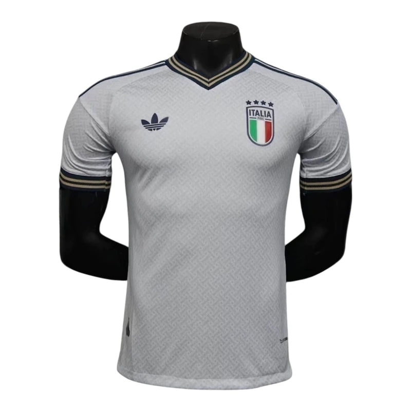 Camisa Seleção Itália II 26/27 - Jogador Adidas Masculina - Branca com detalhes em azul