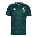 Camisa Arábia Saudita I 26/27 - Torcedor Adidas Masculina - Verde com detalhes em roxo