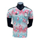 Camisa Seleção Bélgica II 26/27 - Jogador Adidas Masculina - Azul e rosa